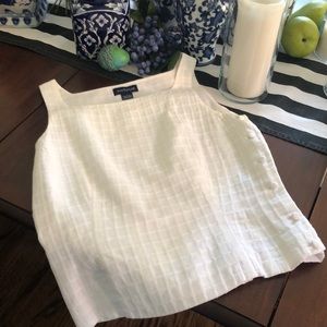 Ann Taylor Dressy Cotton sleeveless Top - Size 4